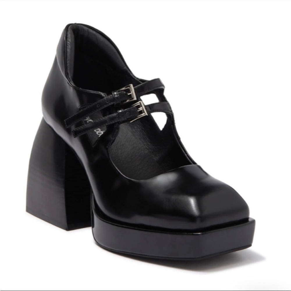Jeffrey Campbell Corgi Double Strap Mary Jane Platform Pump